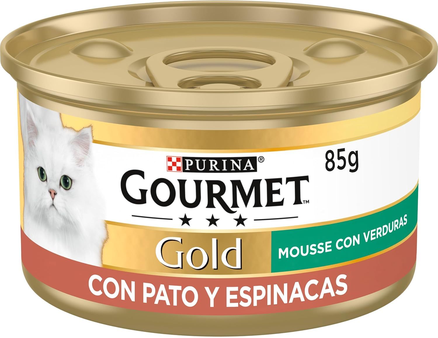 GOURMET Mousse Dorée, Nourriture Humide pour Chat Adulte, Mousse, Pack de 24 Boîtes de 85G