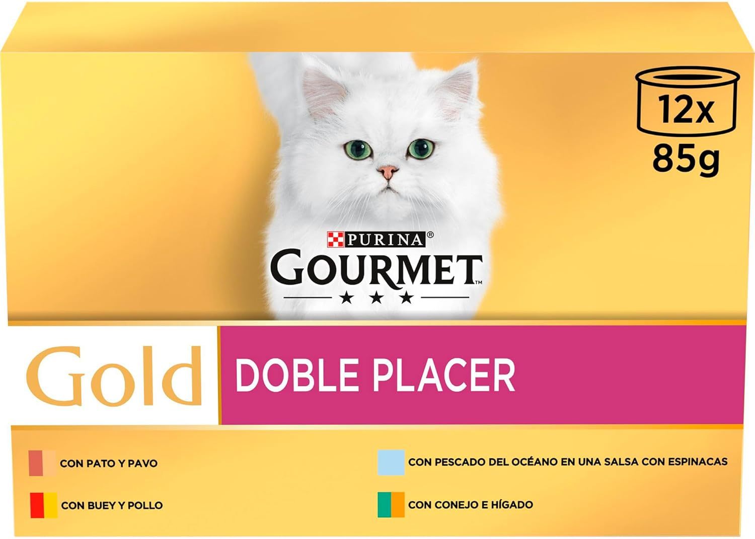 Multipack Gourmet Gold Double Plaisir - Nourriture Humide pour Chats