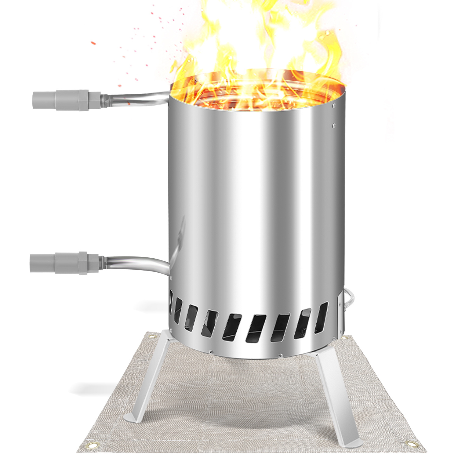 SHIOUCY Échangeur De Chaleur Pour Piscine 60 KW En Acier Inoxydable 250