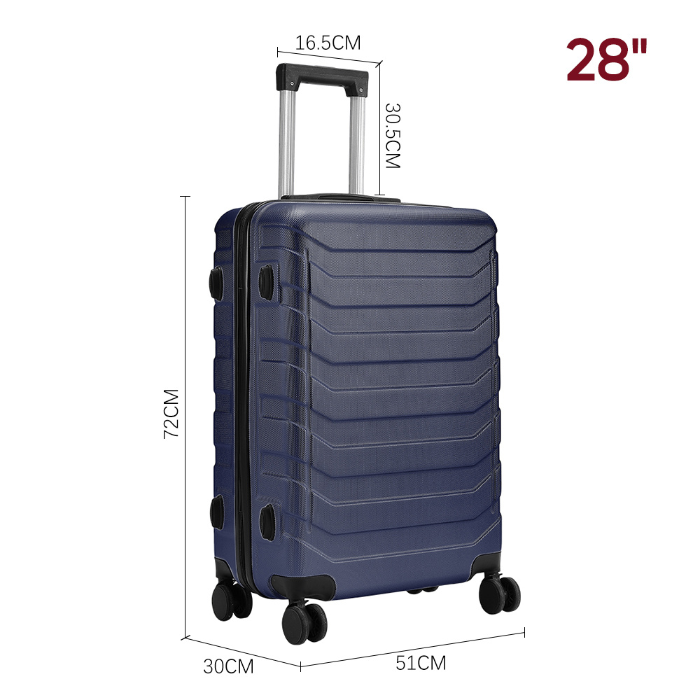 TEMU 28 Inch Suitcase, Large Travel Luggage, Suitcase Luggage, Spinner Suitcase, Trolley Case, Lightweight Hard Shell Travel Hold Check In Luggage