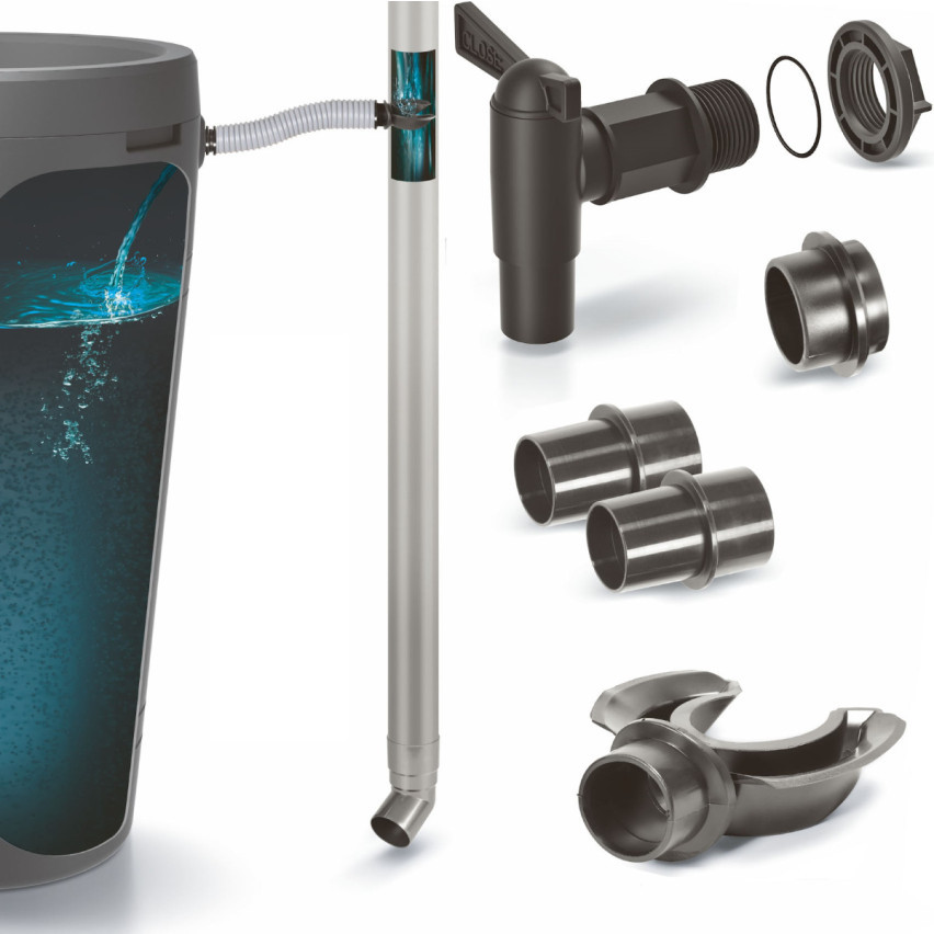 Rainwater Harvesting Kit With Sprinkler And Tap