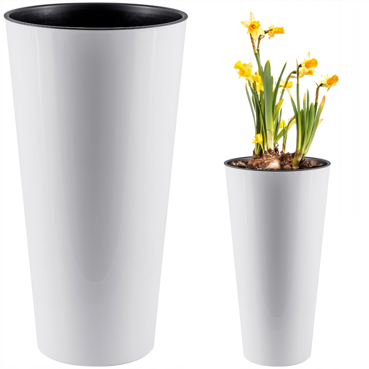 E-shop -Dachziegel mit Einfügeglas für Balkon, Terrasse, weiß,