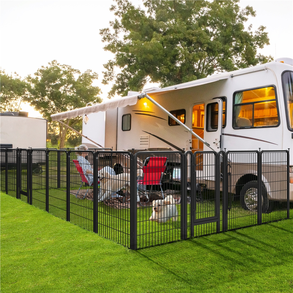 Playpen One-piece Locking Puppy Gate Puppy Playpen Foldable Playpen Connecting Rods With Round Head For Dogs Foldable Playpen Connecting Rods With Round Head For Dogs