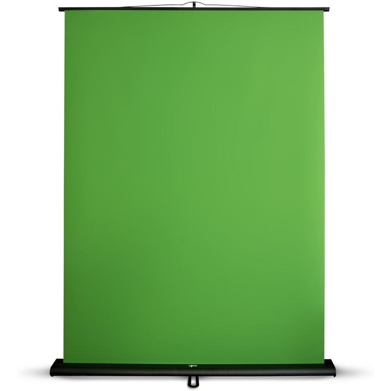 Roll-up 150x200 Cm – Retractable Chroma Key Background With Stand | Photo Background For Video, Streaming, Gaming & Photography | Portable & Foldable | Screen