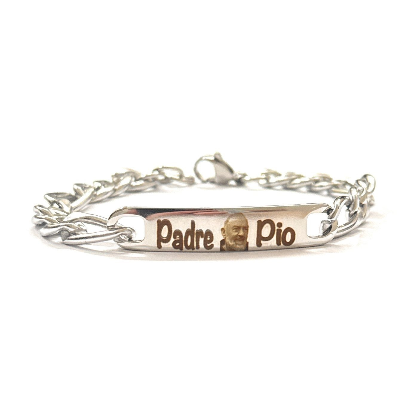 Stainless Steel Bracelet With Laser Engraving