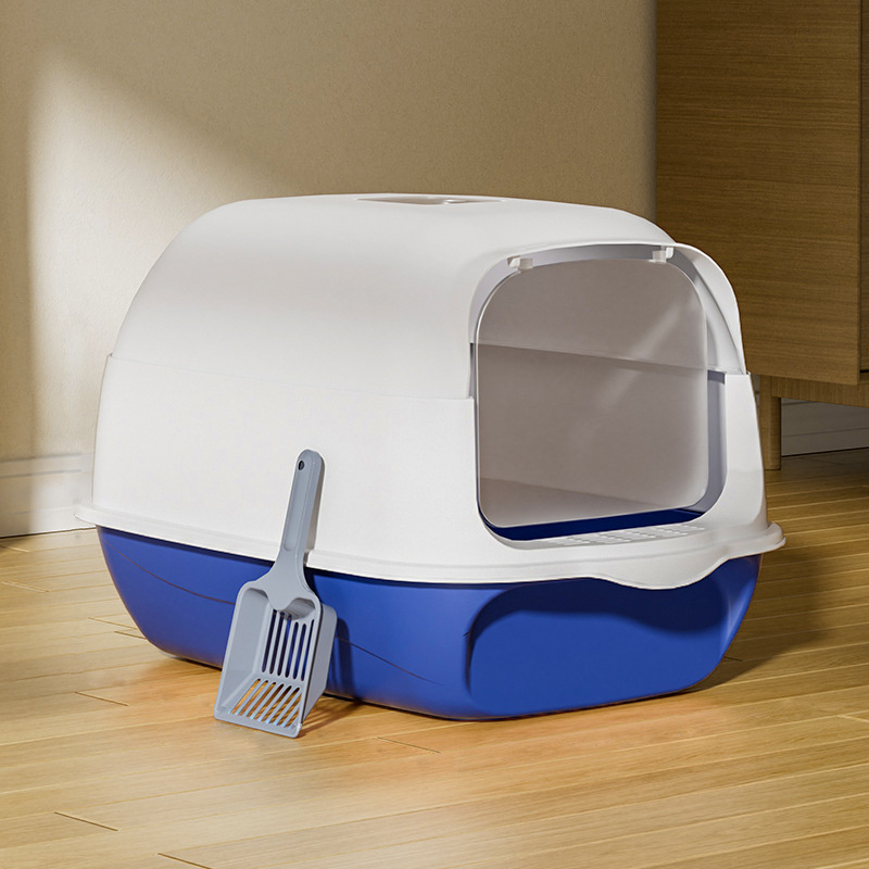 Large Covered Cat Litter Box with Lid