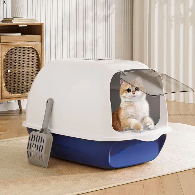 Large Covered Cat Litter Box with Lid