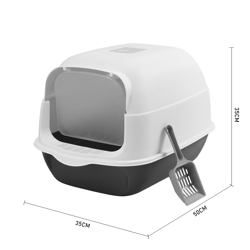 Large Covered Cat Litter Box with Lid