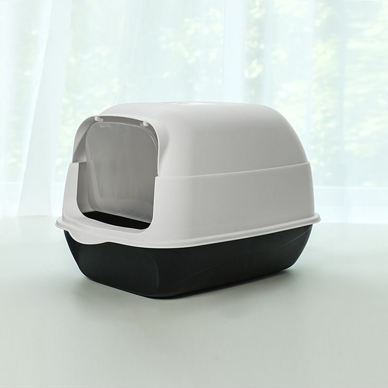 Large Covered Cat Litter Box with Lid