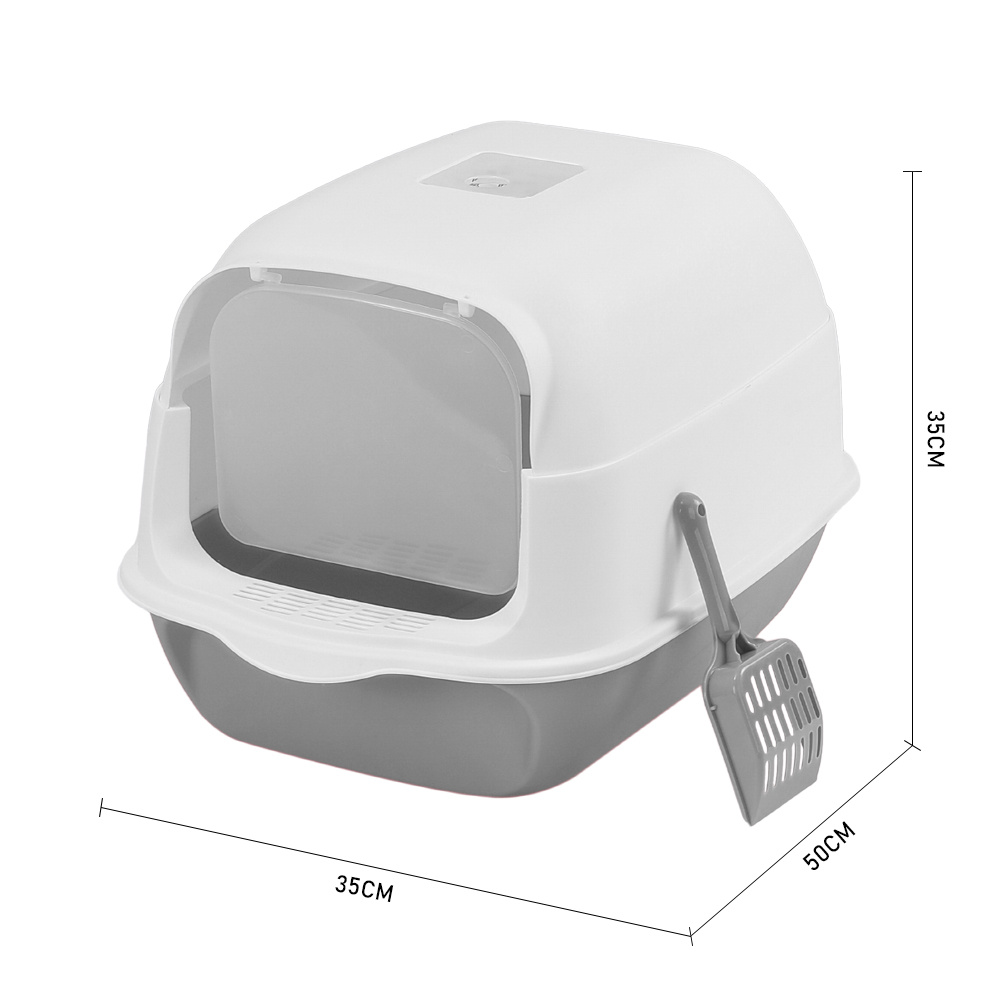 Large Covered Cat Litter Box with Lid