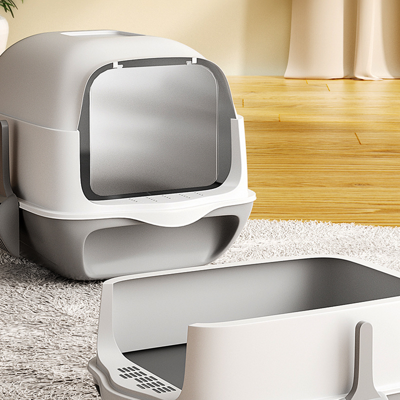 Large Covered Cat Litter Box with Lid