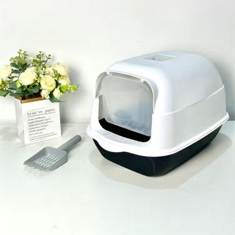 Large Covered Cat Litter Box with Lid