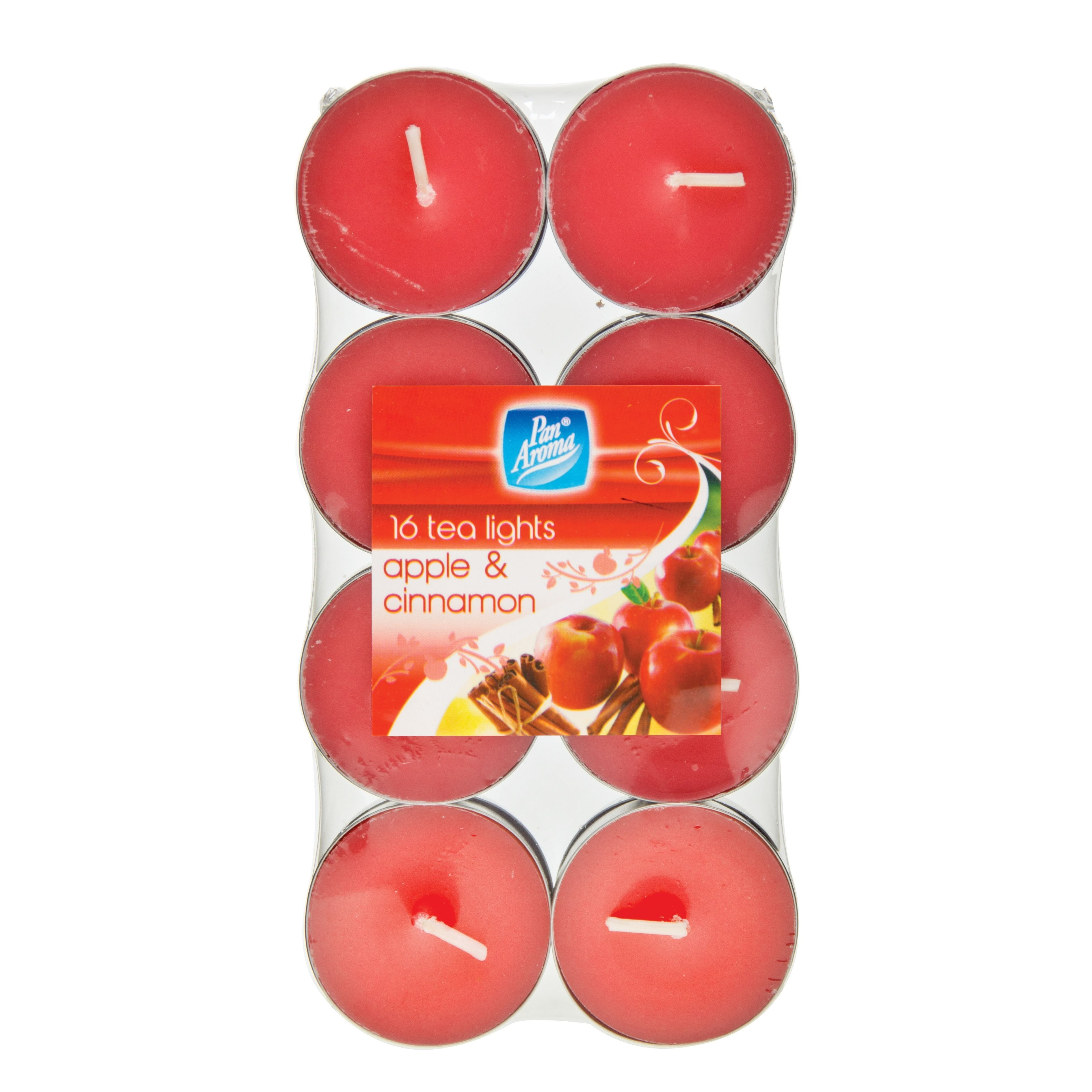 TEMU Pan Tea Lights – & Cinnamon – 16pk – Scented Candles For Home, Festive & Everyday Use