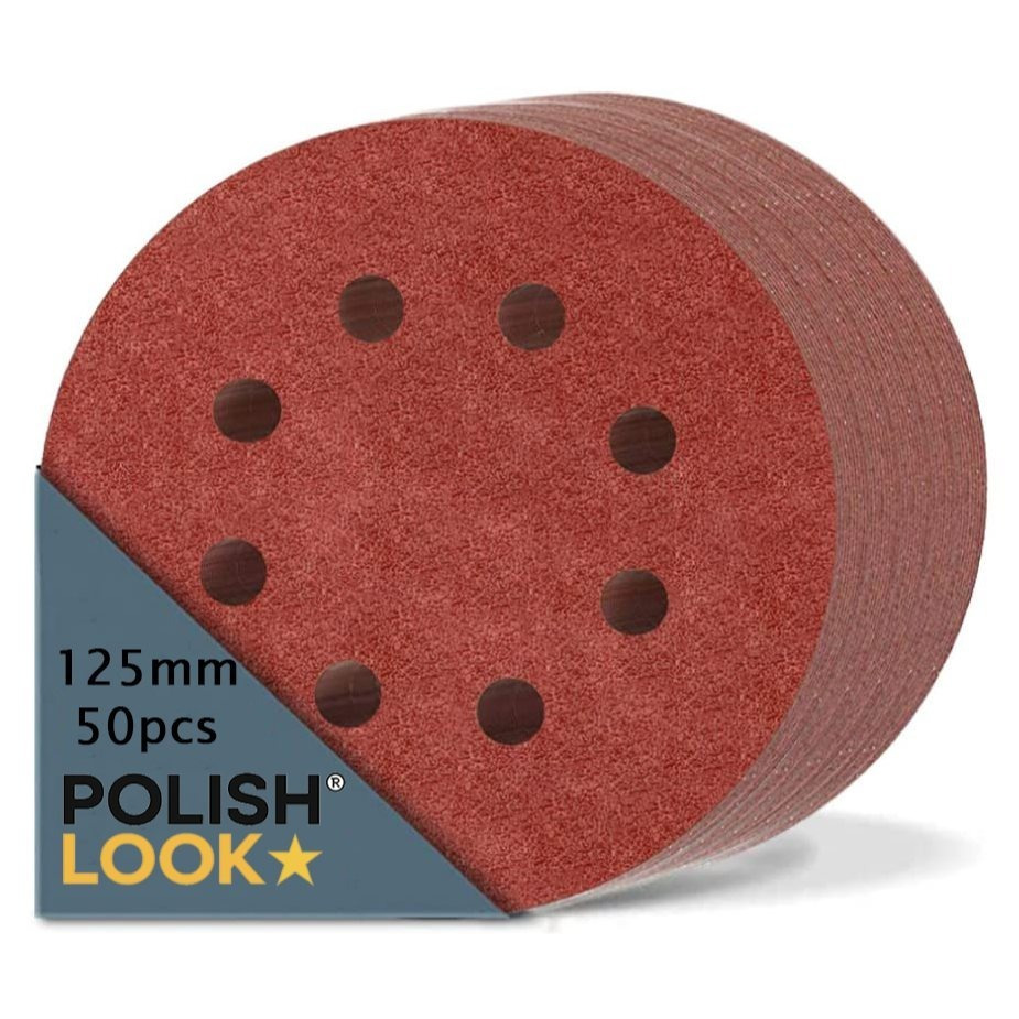 TEMU 50pcs 125mm Sanding Discs For Angle Grinder, 8-hole Oscillating Discs, Discs For Grinding Wheels