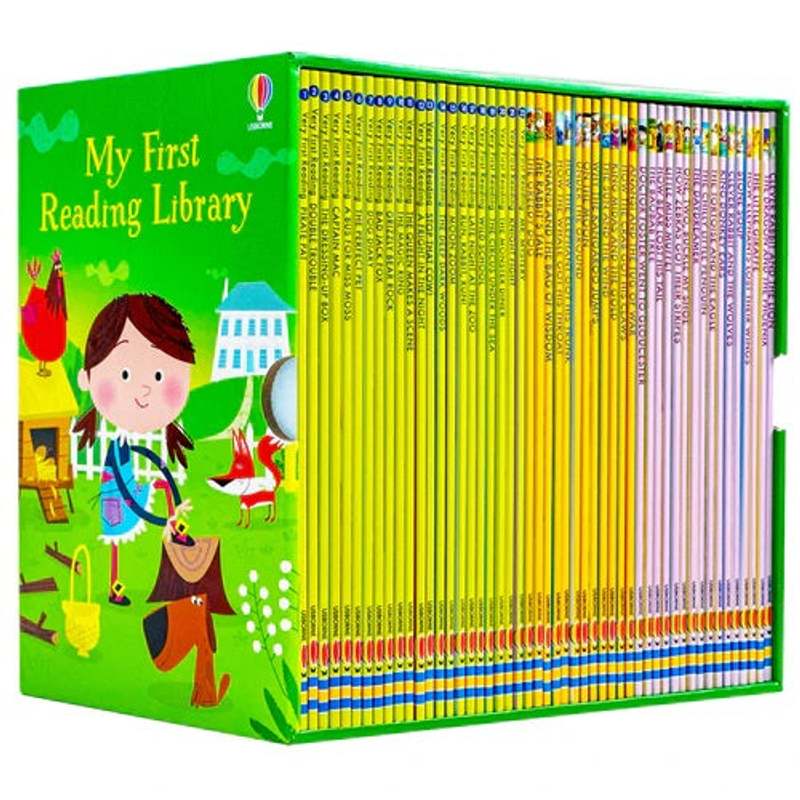 TEMU Usborne My First Reading Library 50 Books Set Collection - Read At Home (green) | Children's Books For Early Learning, Literacy & Storytelling