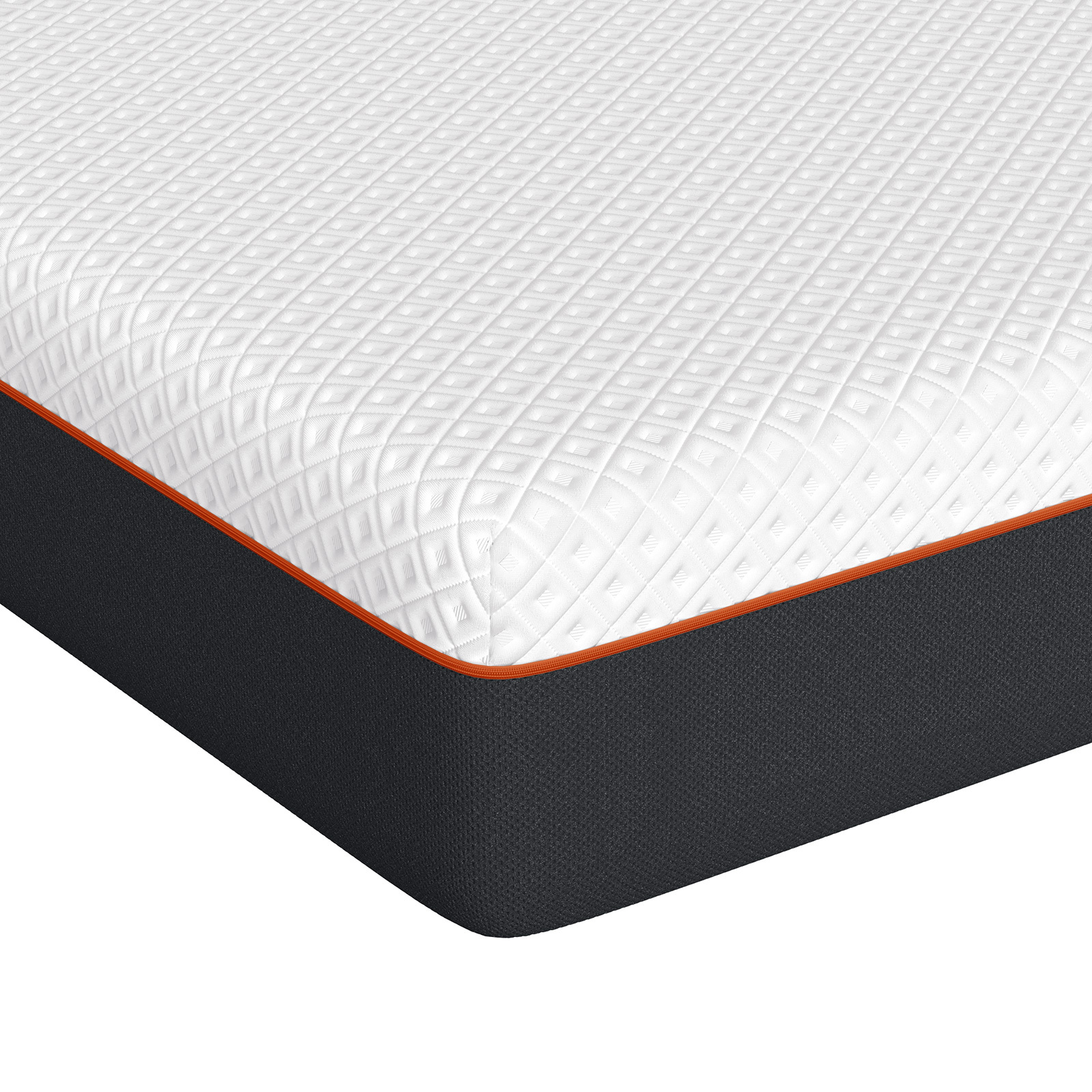 TEMU Good Nite Single Memory Foam Mattress 90 X 190 X 16.5cm, Medium Firm Support, Breathable Knitted Zipped Removable Washable Cover For Adults