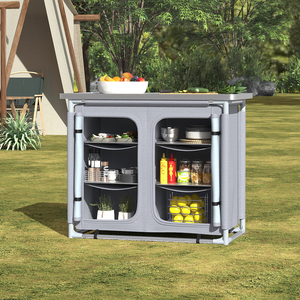 Portable Folding Locker for Camping & Courtyard Storage