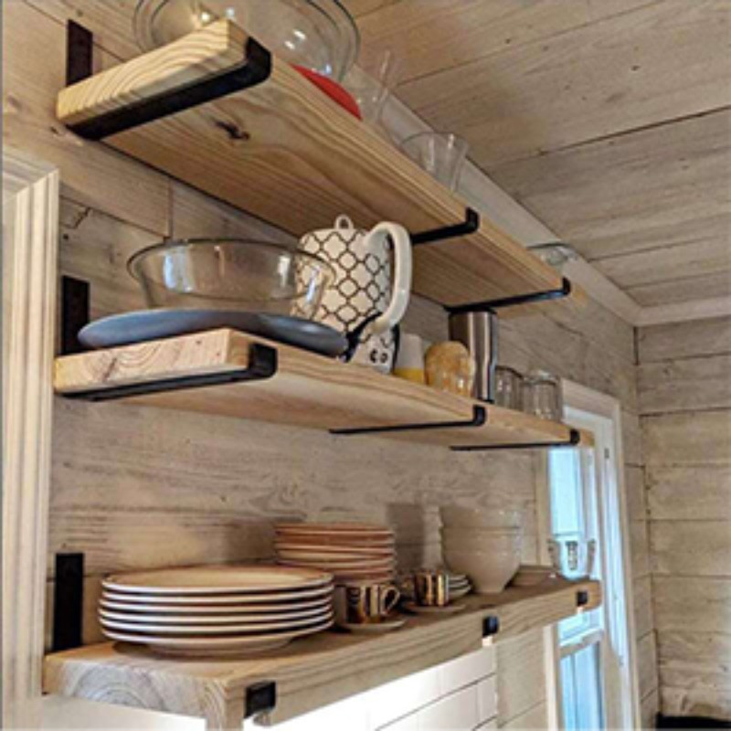 TEMU Youyijia 4pcs Shelf Brackets Heavy Duty Scaffold Board Shelf Brackets Angle Wall Mounted Vintage Shelving With Matching Screw And Anchors