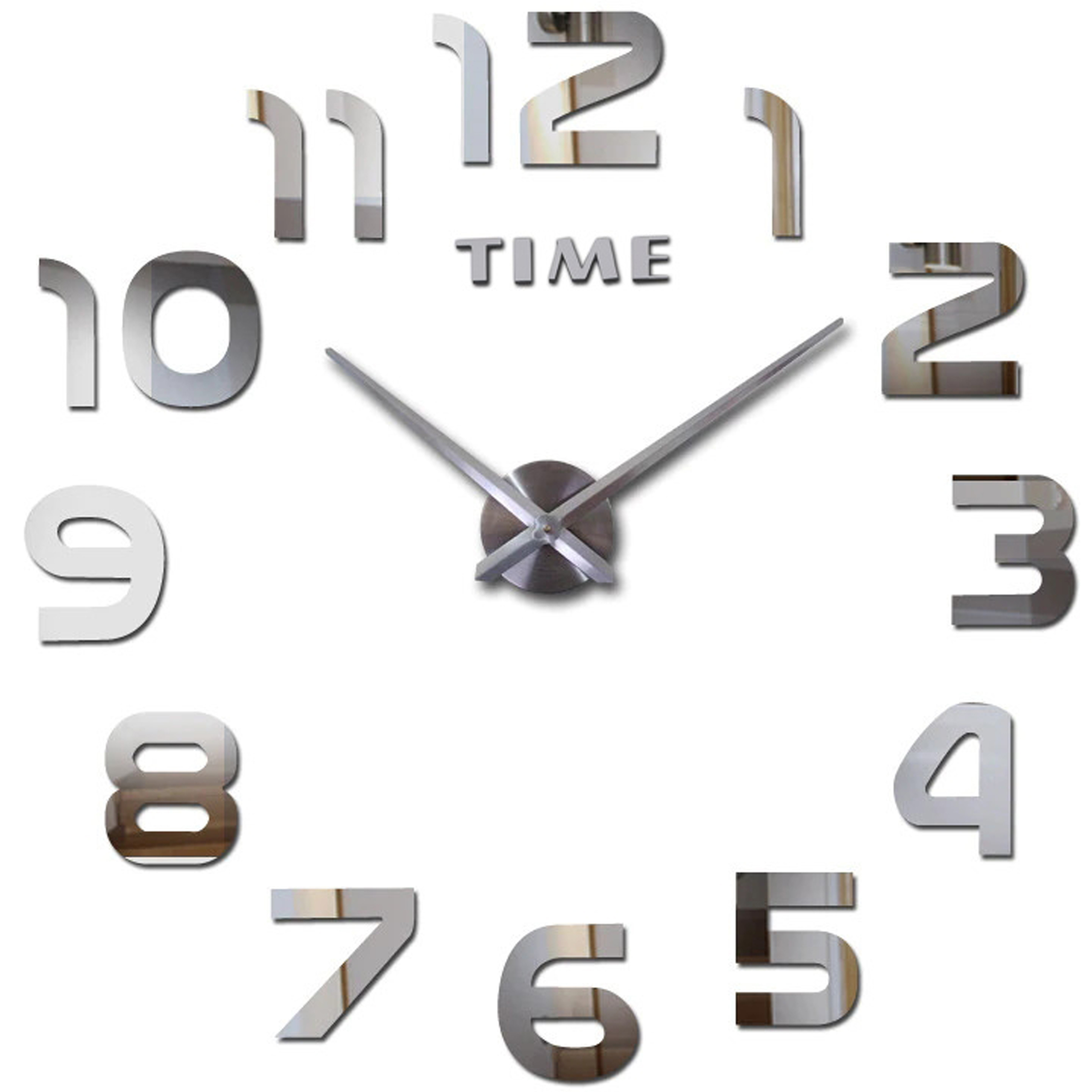 TEMU Wall Clock Retoo , Elegant Clock, Wall Clock, Clock For Living Room, Clock For Bedroom, Easy Assembly, Aaa Battery Power, Clock With Numbers,