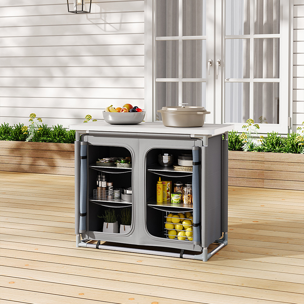 Portable Folding Locker for Camping & Courtyard Storage