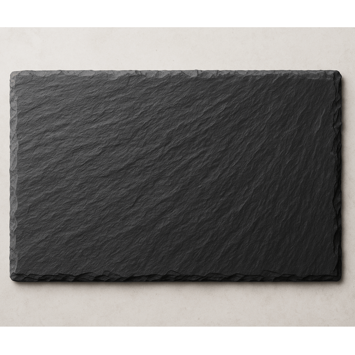 2er Set Schieferplatten 40x30 Cm - Naturschiefer Servierplatten Für Käse, Tapas & Sushi