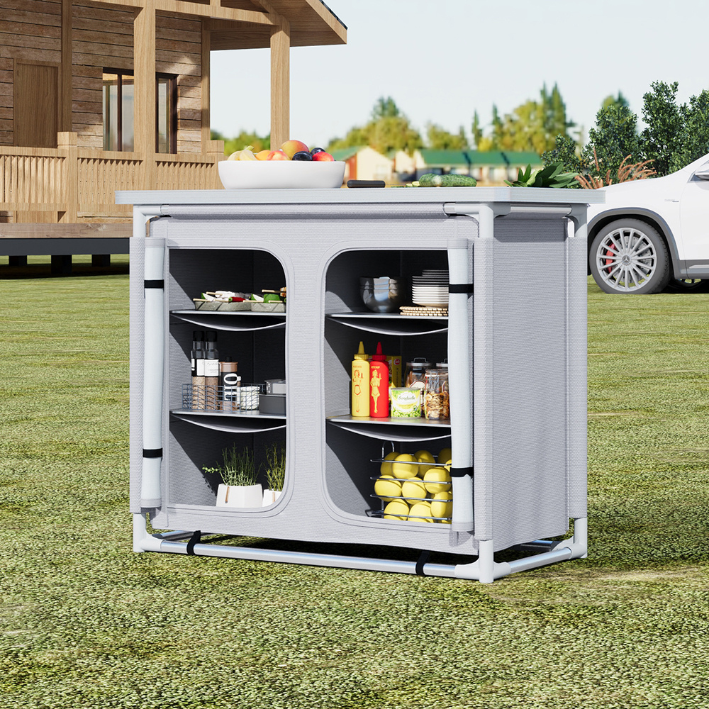 Portable Folding Locker for Camping & Courtyard Storage