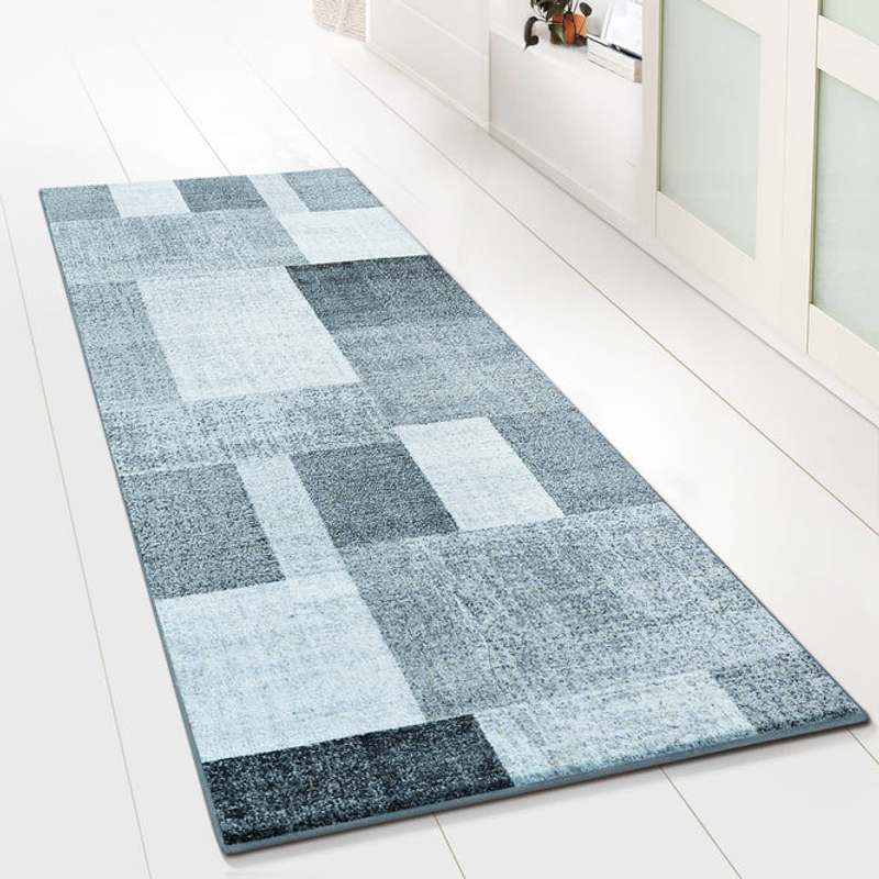 Floordirekt Modern Rug Runner Lucano - Non-slip & Easy To Clean For Hallway, Kitchen & Bedroom - 3 Colors & Sizes