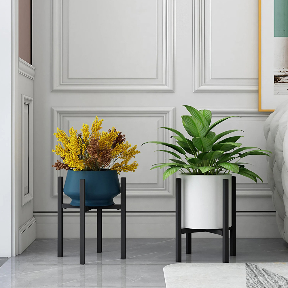 TEMU 1 Adjustable Plant Stand, Medieval- Plant Stand, Suitable For Pots Of Sizes, Heavy-duty Plant Stand, Ideal For Home Indoor And Outdoor Use.