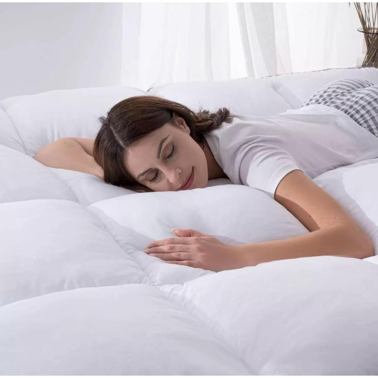 hotel quality mattress   cm 4 inch thick     machine washable   in single small   king super king sizes 5