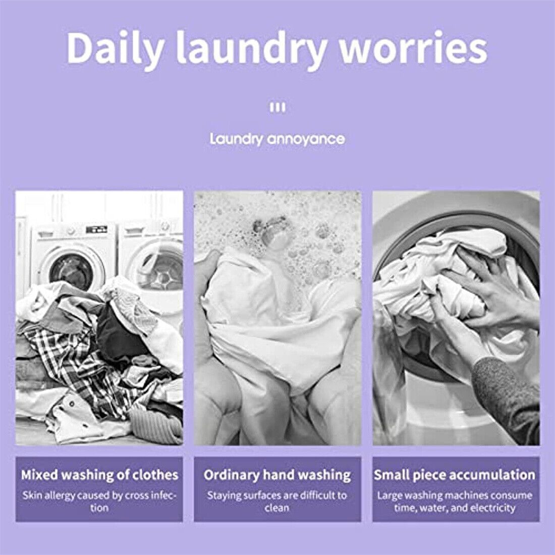 8l portable washing machine mini washer foldable washer and spin dryer travel uk details 0