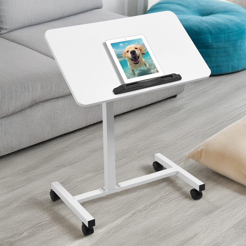 TEMU 1 Pc Adjustable Modern Living Room Computer Book Storage Table With Gear Bar To Prevent Computers From Sliding, Living Room Drinks And Snacks
