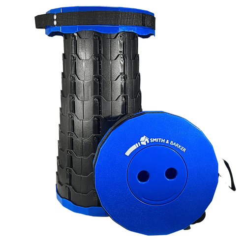 & barker taburete de camping plegable **fortalecido** portátil telescópico y colapsable