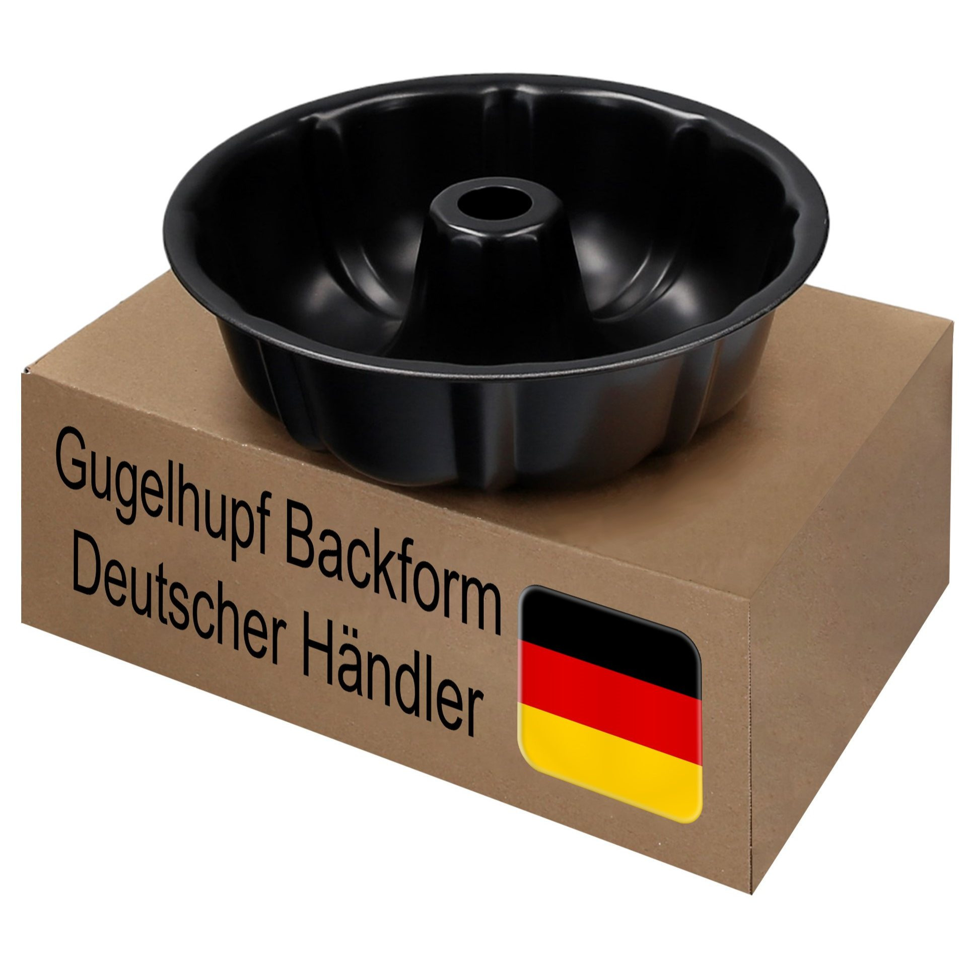 E-shop Backform Metall Gugelhupfform 25,4 cm Antihaftbeschichtet gleichmäßige Wärmeverteilung