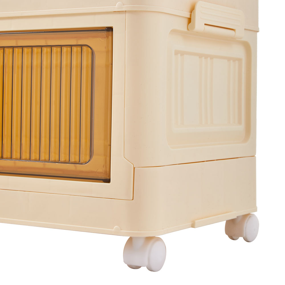 4-Tier Plastic Storage Boxes with Lids