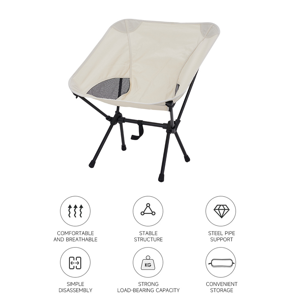 folding fishing chair height adjustable portable camping chair   used for picnic camping hiking details 21