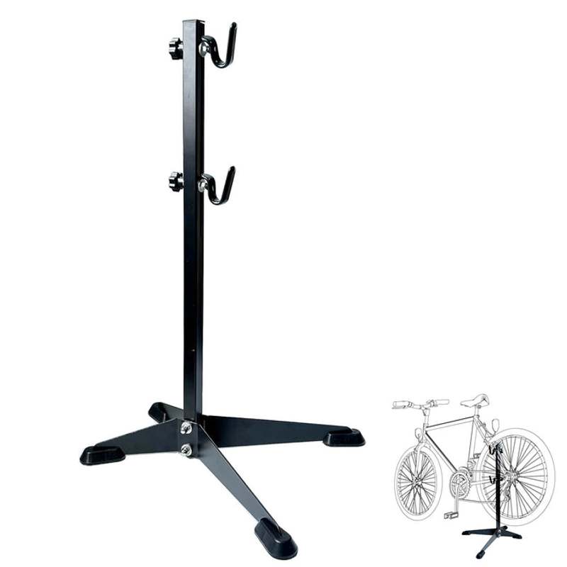 E-shop Floordirekt Verstellbarer Fahrradständer Leon mit Gummihaken - Stabiler Fahrrad-Montageständer & Wartungsständer