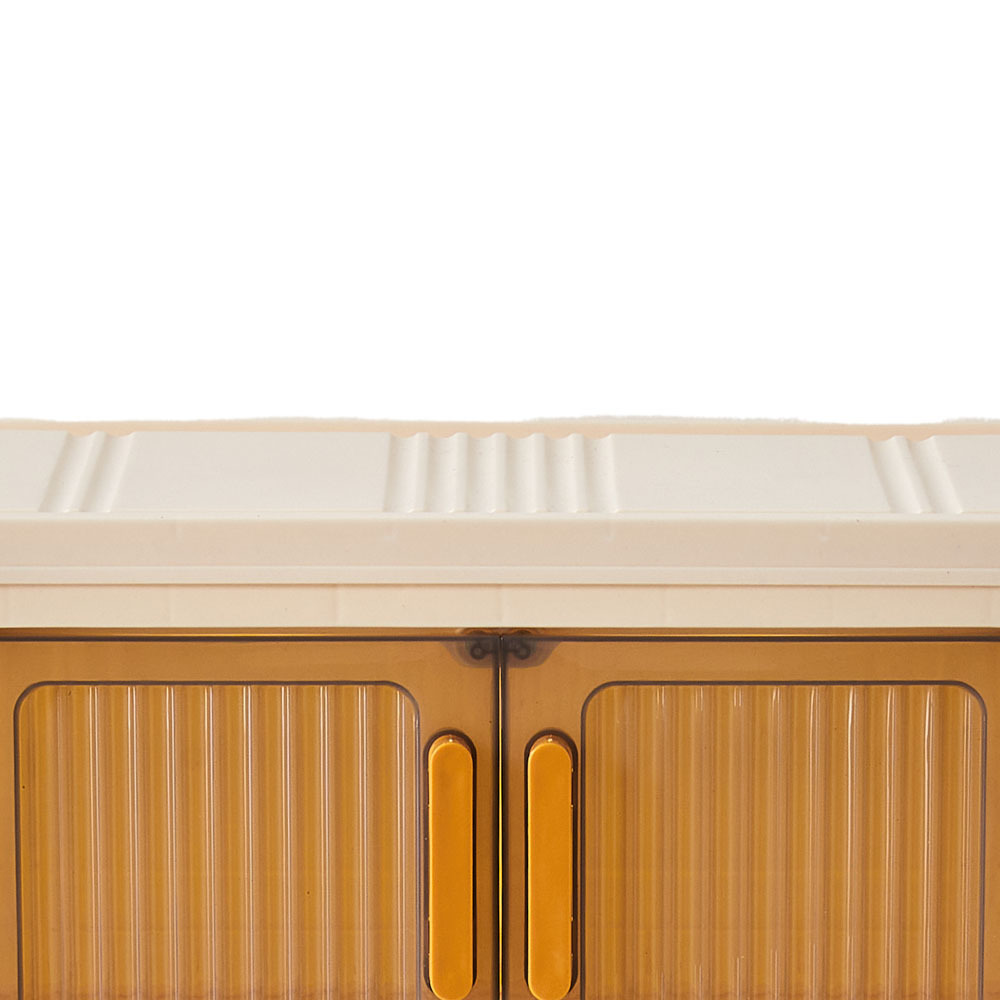 4-Tier Plastic Storage Boxes with Lids