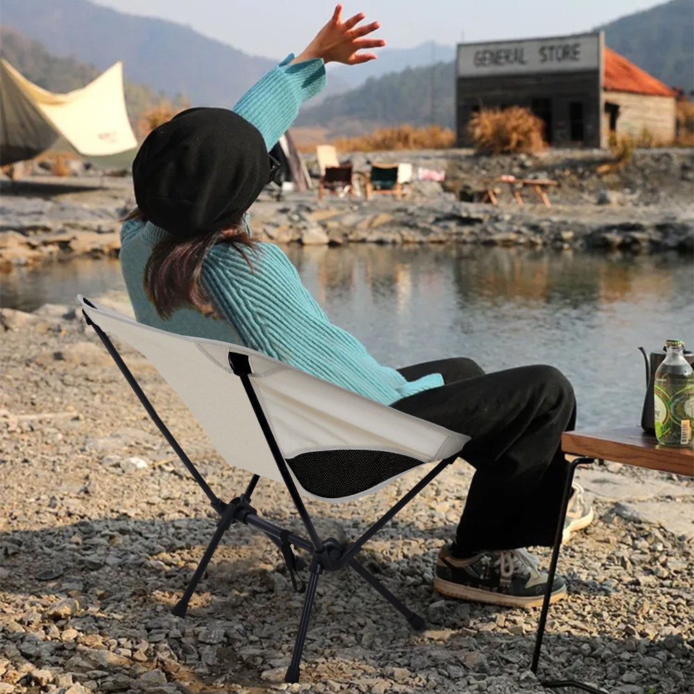 folding fishing chair height adjustable portable camping chair   used for picnic camping hiking details 17