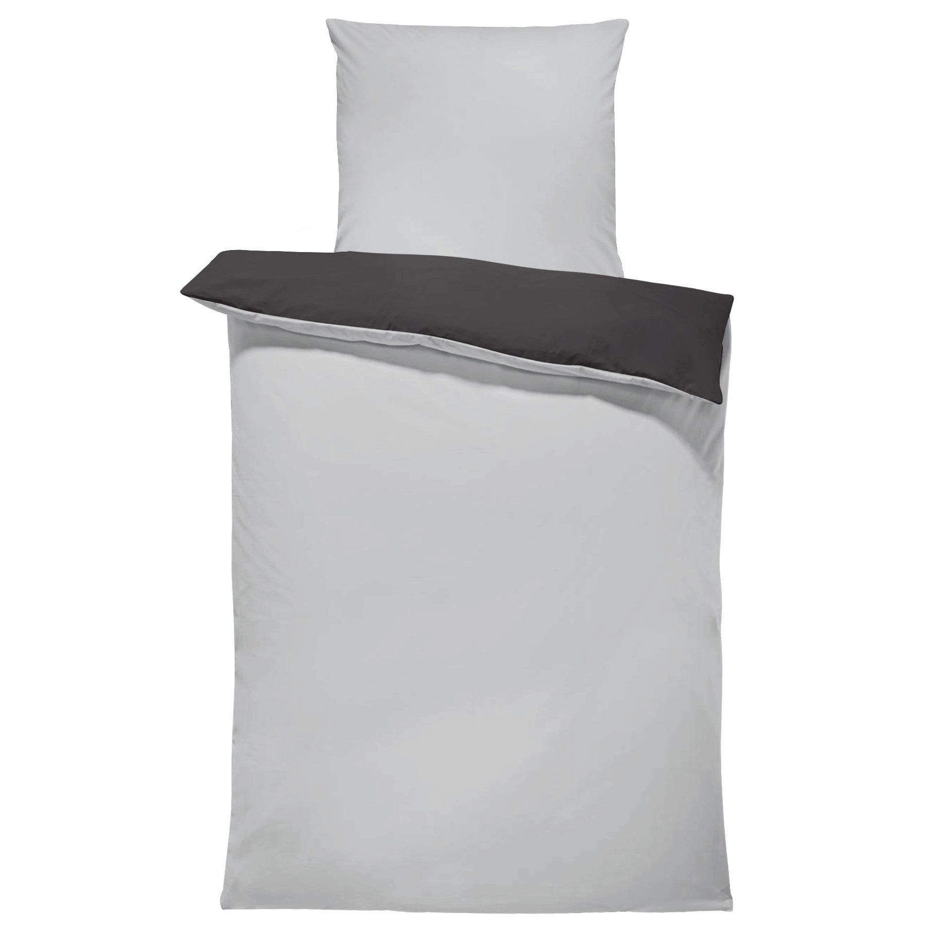 Image of Uni Reversible Bedding Soft Microfiber Pillowcase 80x80 Cm With Zipper