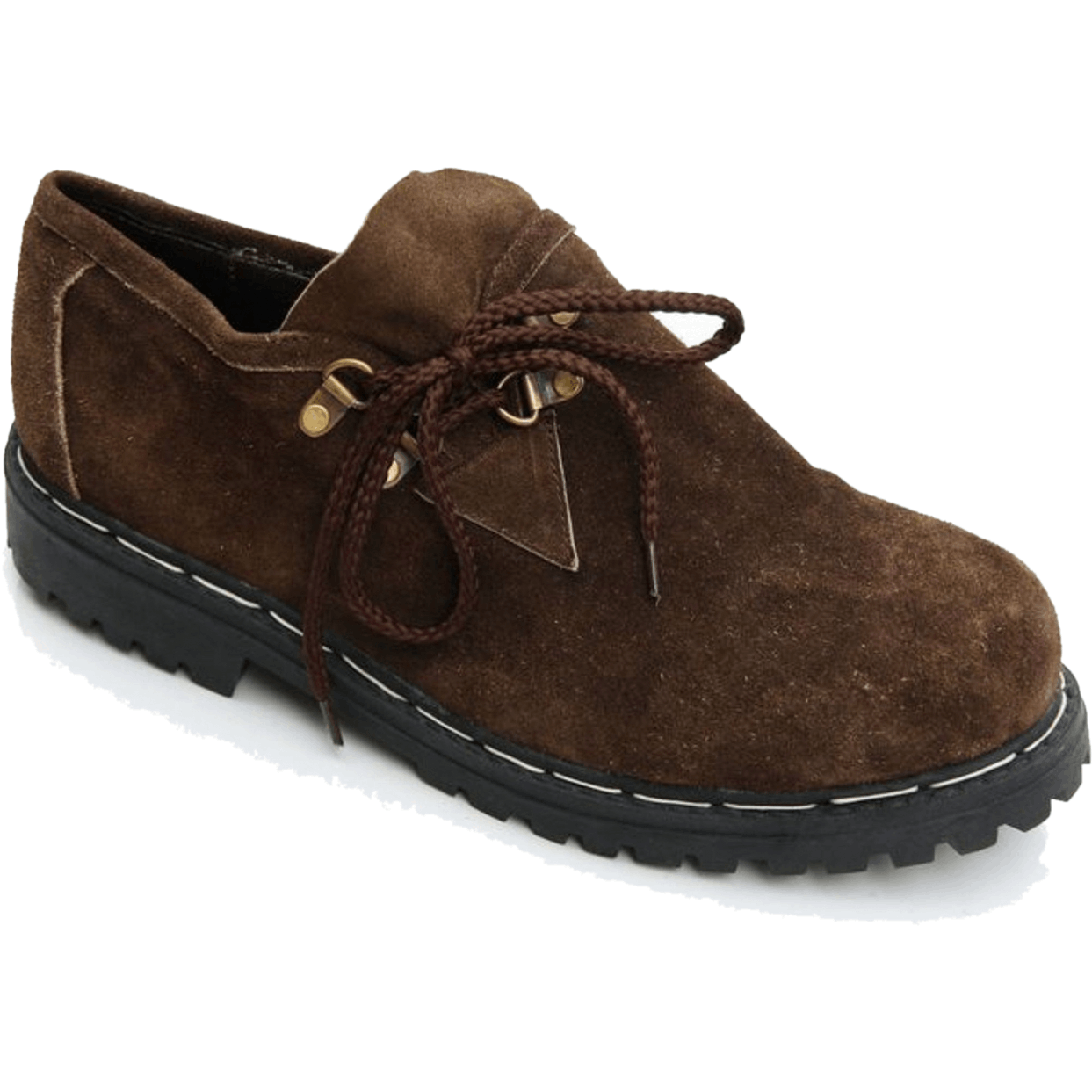 TEMU Chaussures en cuir pour hommes, marron foncé, chaussures Haferl, mode costume traditionnel, en , tailles 41-42-43-44-45-46