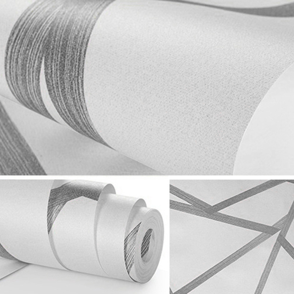 TEMU 1 Roll 10mx53cm Stripes Wallpaper Non-woven Wall Paper Embossed Roll Wallpapers For Livingroom Bedroom Kitchen