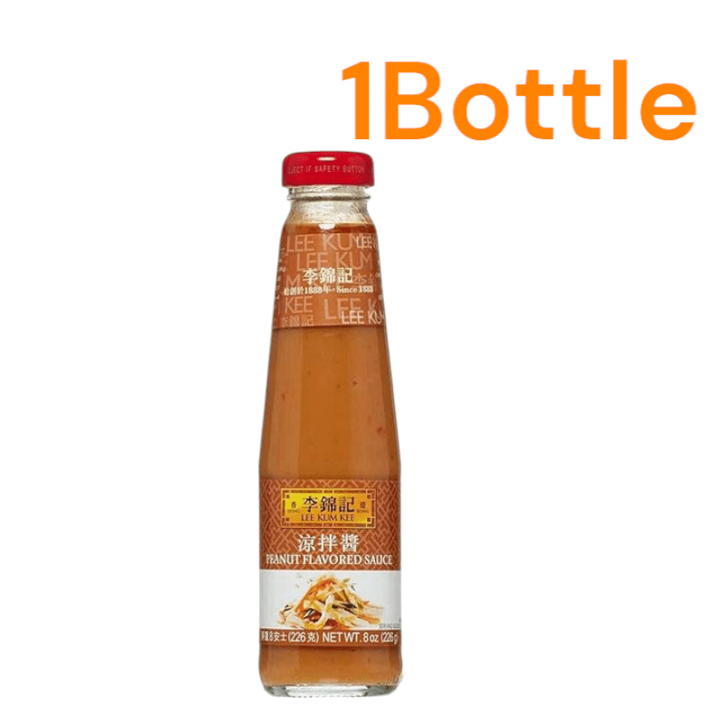 Image of 1 Bottle Lee Kum Kee Peanut Sauce For Salads 226g - Asian Sauce For Fresh Salads And Vegetables