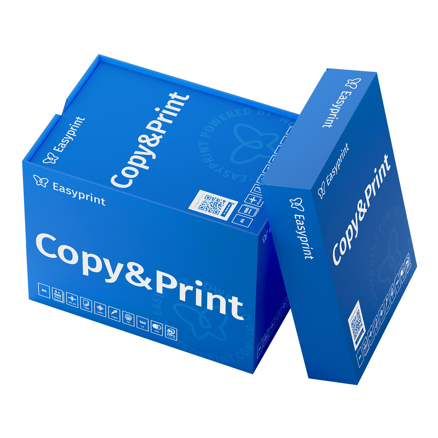 NOUVEAU ! Papier pour imprimante Easyprint, 2500 feuilles, 5 x 500 A4, blanc de haute qualité, certificat PEFC environnemental
