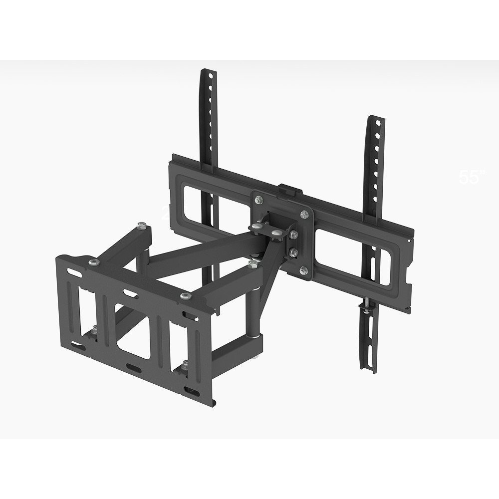 Image of Bonllo Tv Wall Mount For 26-55 Inch Tvs Up To 40kg, Swivel, Tilt, Extendable, Universal Tv Holder For Curved & Flat Screens, Max Vesa 400x400mm