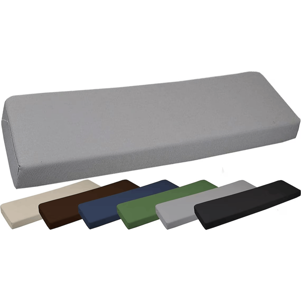 outdoor 2 3 4 seater bench pad water resistant fabric garden seat cushion 0