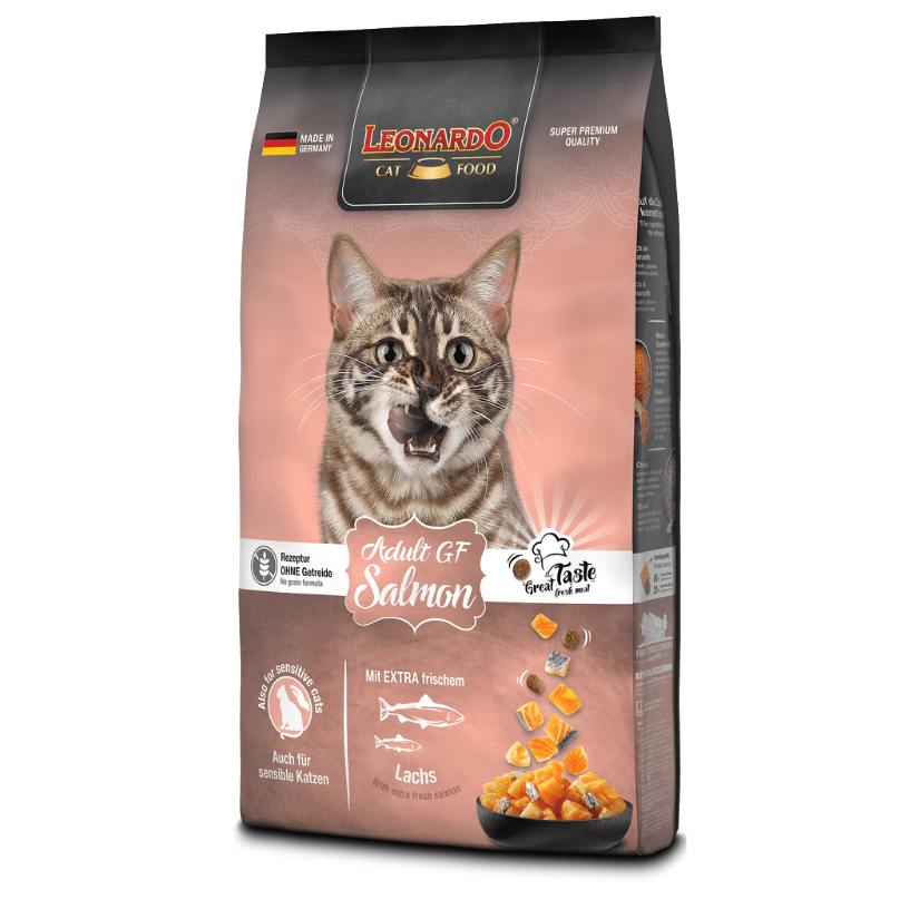 Leonardo Adulte GF | Nourriture pour Chats | Croquettes Sans Céréales pour Chats | Nourriture Complète pour Chats Adultes de Toutes Races de 1 An et Plus