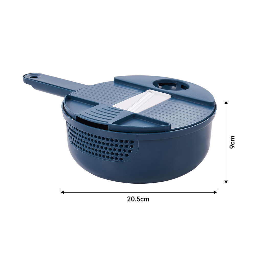12pcs Vegetable Chopper Set with Container & Six Knives