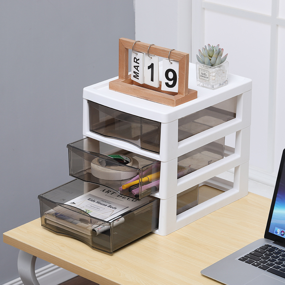 3-Tier Drawer Storage Cabinet for Multi-Purpose Use