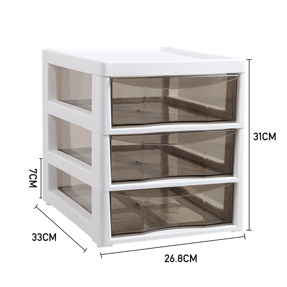 3-Tier Drawer Storage Cabinet for Multi-Purpose Use