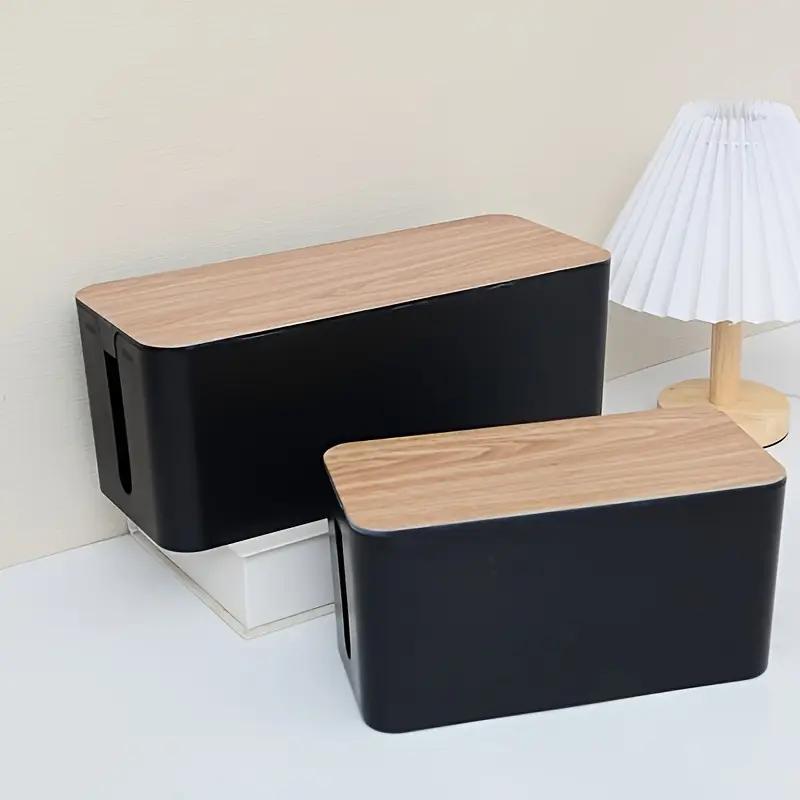 Cable Management Box | Cable Organiser Box to Hide Wires & Power Strips | TV Cord Organizer Box | for Home & Office, Aesthetic R